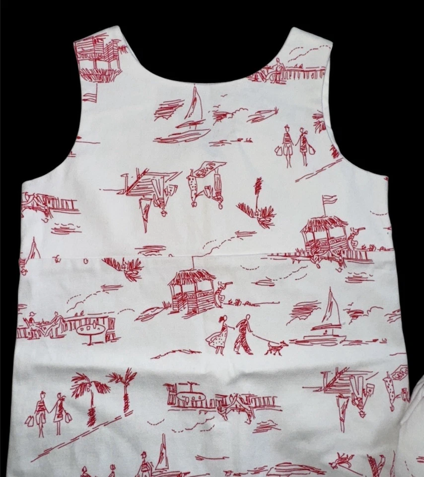 Hartstrings Sundress Dress Sleeveless White Red Girls 6X with Matching Purse NWT - Image 4 of 4