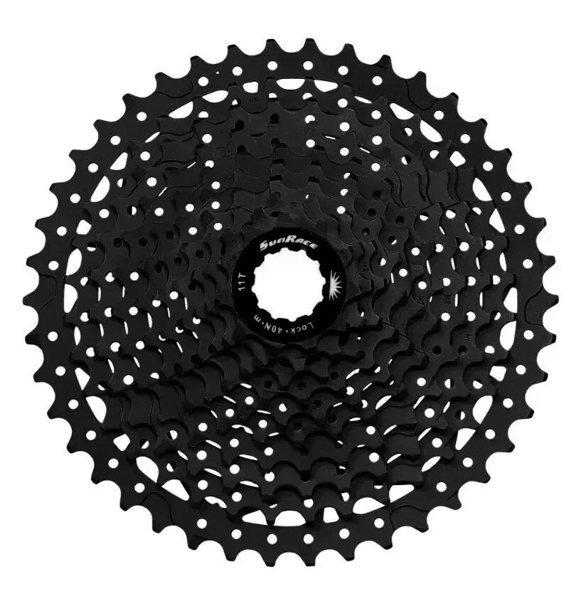 SunRace MS2 11-42T 10 Speed Shimano / SRAM MTB Cassette - Black - Image 1 of 1