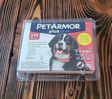 PetArmor plus X-Large Dogs 89-132 lbs  3 Month Supply  Flea Tick treatment   