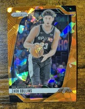 2024-25 Panini Prizm Zach Collins Orange Ice Prizm #197 San Antonio Spurs
