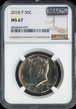 2018 Kennedy Half Dollar NGC MS67 MAC Quality