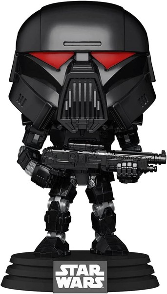 Funko Pop! Star Wars: The Mandalorian Dark Trooper Vinyl Figur #466-image