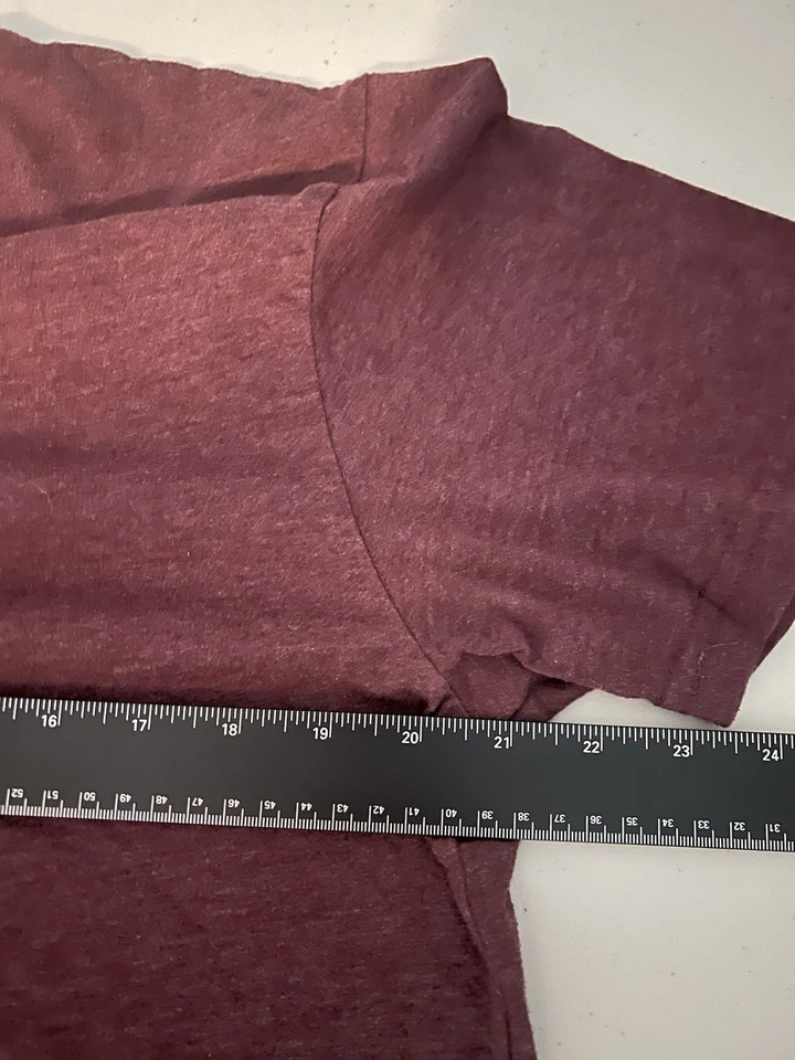 Camiseta grande ASU Arizona State University Pitchfork brezo granate NCAA College Foto 3 de 4