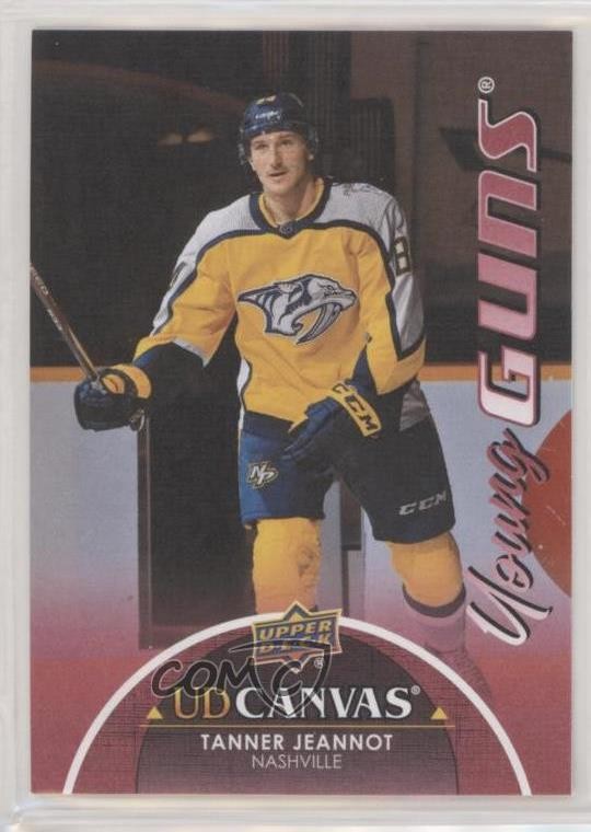 2021-22 Upper Deck Series 1 UD Canvas Young Guns Tanner Jeannot #C94 f1q