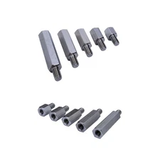 10 Pcs Stainless Steel Single Head Stud Hex Standoff Spacers Male to Female T...