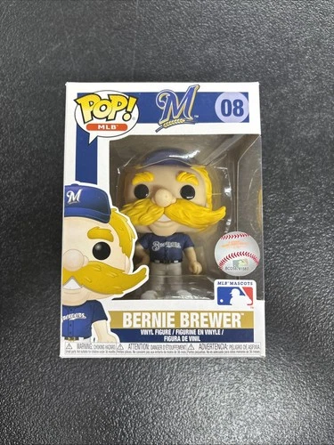 Mascots Bernie Brewer #08 Milwaukee Brewers Funko Pop! MLB with Protector