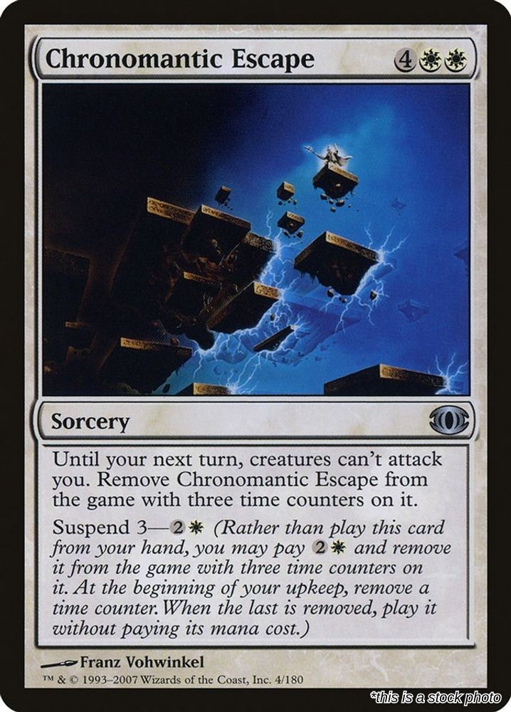 Magic Chronomantic Escape EN Future Sight [FUT - 4] Uncommon NM