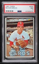 1967 Topps Nelson Briles #404 PSA 7 0nr3
