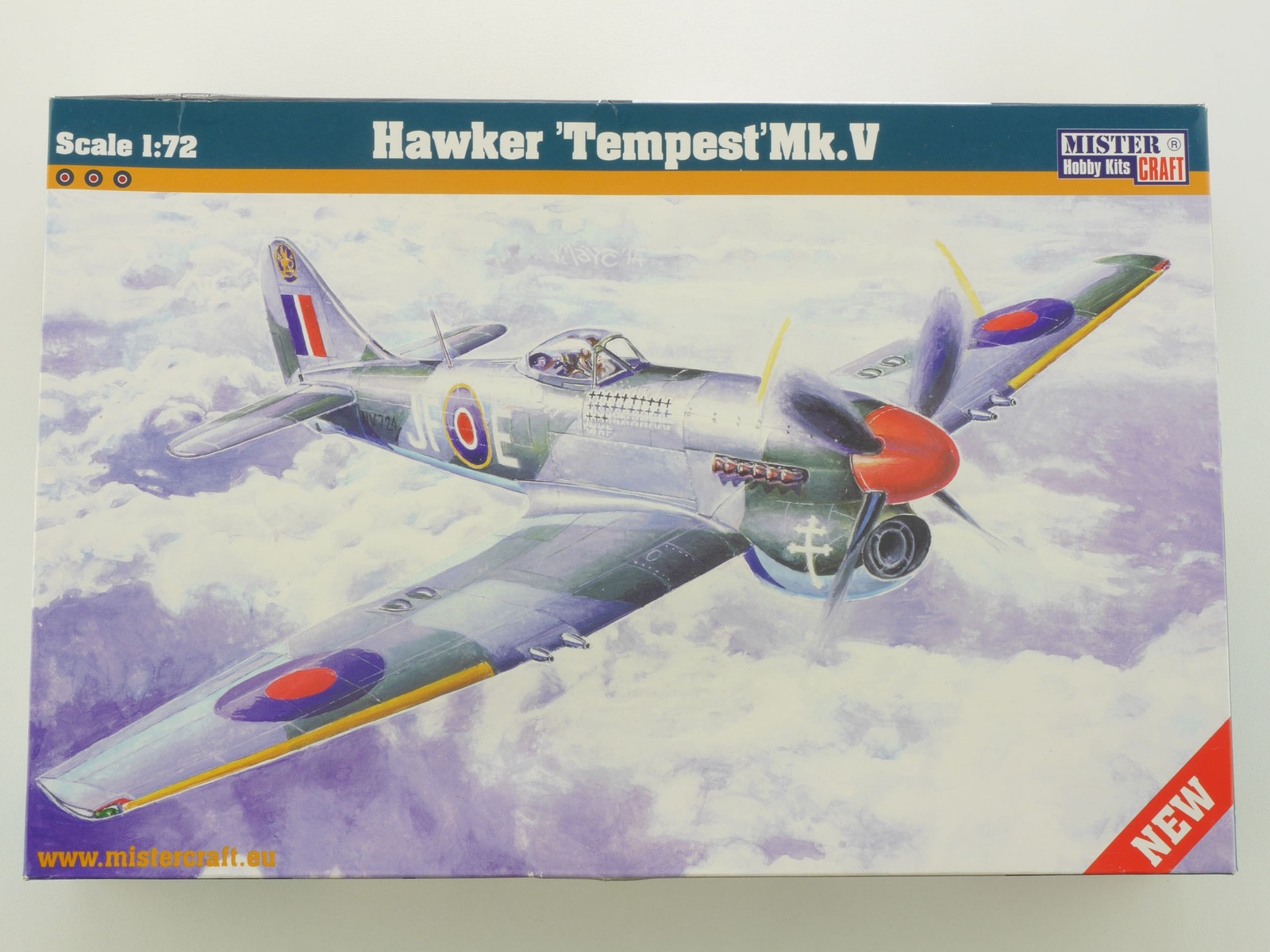 MisterCraft Hawker Tempest Mk.V Fighter 1/72 Plastic Kit Mint OVP 1606-12-81