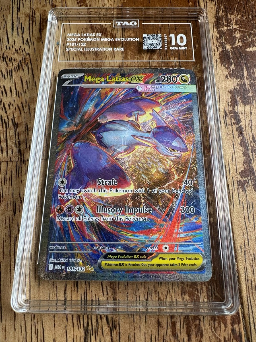 2025 POKEMON MEGA EVOLUTION SPECIAL ILLUSTRATION RARE #181 MEGA