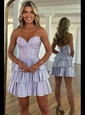 Sherri Hill Lilac / Lavender Dress, Size 0