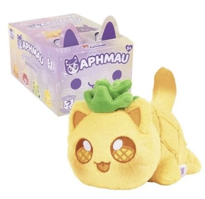 Aphmau MeeMeows 6 Zoll Mystery Plüschtier Kuscheltier - Früchte - Ananas Katze