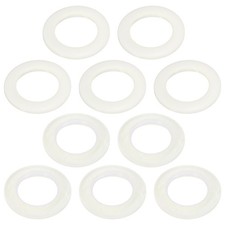 10 Pack Curtain Grommets, White Curtain Eyelet Rings