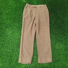 Vintage 80s MOD Disco Hippie Pants 30x29 Creased Talon Brown