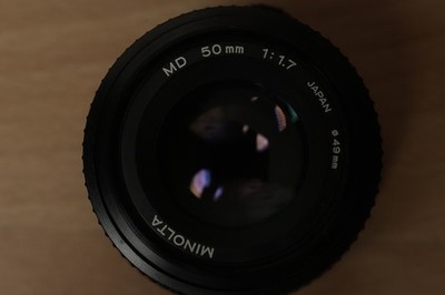 Minolta 50mm f 1.7 MD Objektiv gebraucht