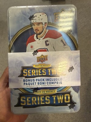 Upper Deck 2025-26 NHL Series Two Hockey Tin Box
