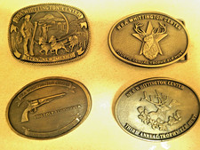 NRA Whittington Center Belt Buckles -- Lot of 4