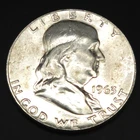 1963-D Franklin Half Dollar 90% Silver Uncirculated Brilliant Luster High Grade