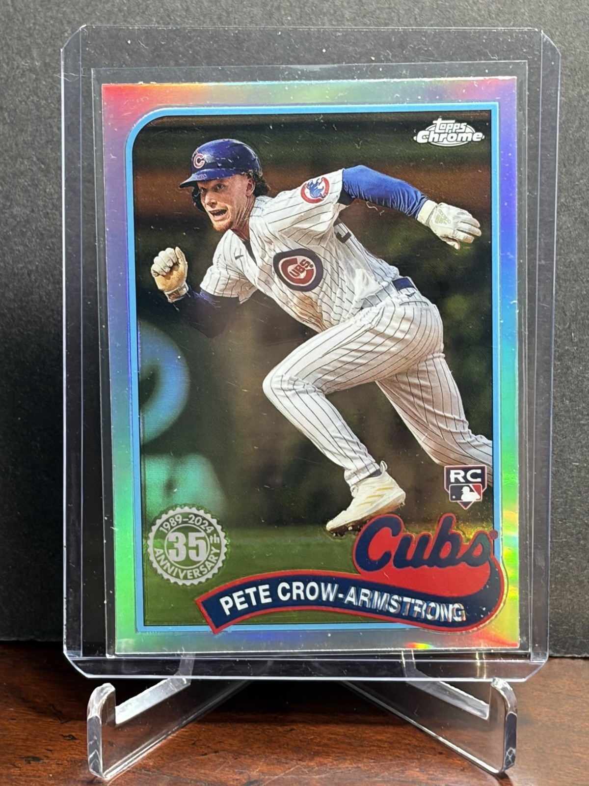 2024 Topps Chrome #89CB-19 Pete Crow-Armstrong RC 1989 Topps Rookie Insert