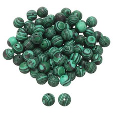 100pcs Malachite Natural Stone Beads 10mm Round Loose Bead