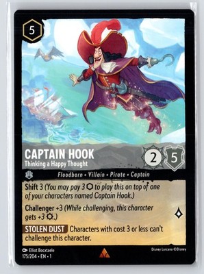 Captain Hook #175/204 The First Chapter Disney Lorcana