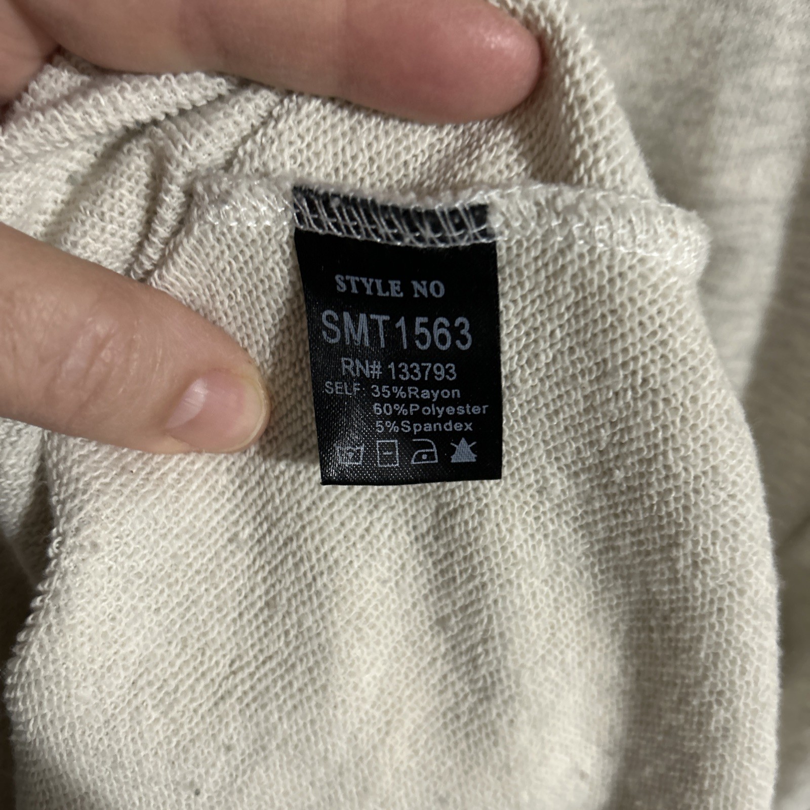 POL Size Small Pullover Half Zip Sweater Hoodie w… - image 4