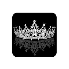 Silver Tiaras and Crowns for Women Crystal Tiaras for Womens Clear Rhinestone...