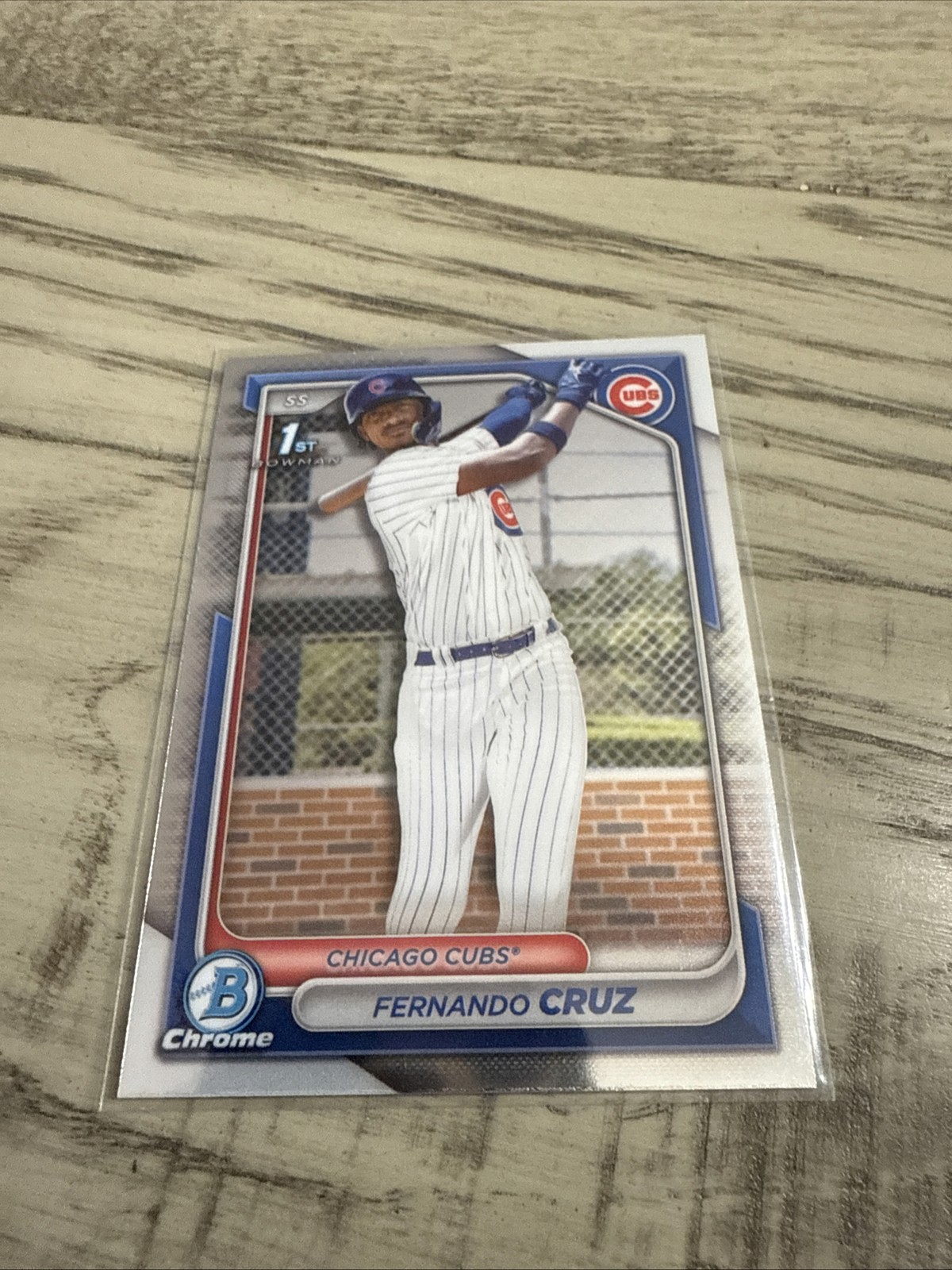 2024 Bowman Chrome 1st - Fernando Cruz #BCP-197 Cubs
