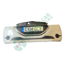 PEUGEOT 208 2013 WHITE BUMPER FRONT