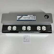 Oyaide MTB-6 Power Strip Nickel & Chrome Plating 6 Mouth Brass Chassis SWO-DX-U