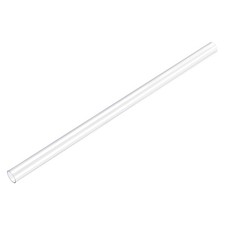 PC Rigid Round Clear Tubing 10mm ID x 11mm OD x 305mm Length Plastic Tube