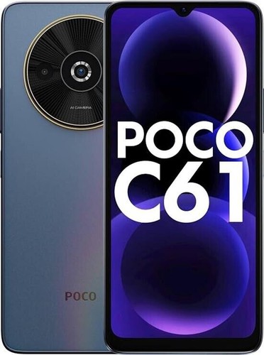 POCO C61 Factory Unlocked Helio G36 Processor Dual Sim ( 6GB RAM 128GB ROM ) - 第 1/4 張圖片