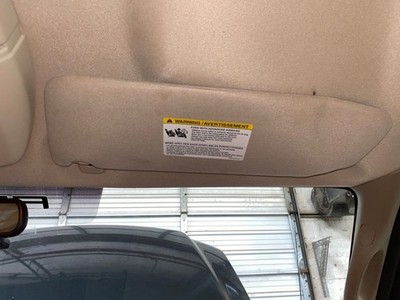 04 05 06 07 08 FORD PICKUP F150 Sun Visor Passenger Right