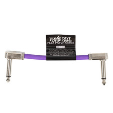 Guitar Patch Cable 3 Inch Ernie Ball Angled, Purple 100% Genuine