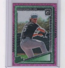 Panini 2024 Donruss Optic Noah Schultz Rated Prospect #200 Pink Velocity 66/79