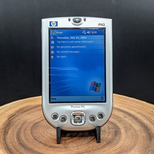 HP iPAQ H4155 Win Mobile 2003 Pocket PC PDA 64MB 400MHz Processor Tested Works