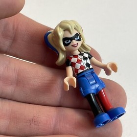 Lego Batman Harley Quinn minifigure 41231 DC Comics Super Hero Girls VGUC C16-3 