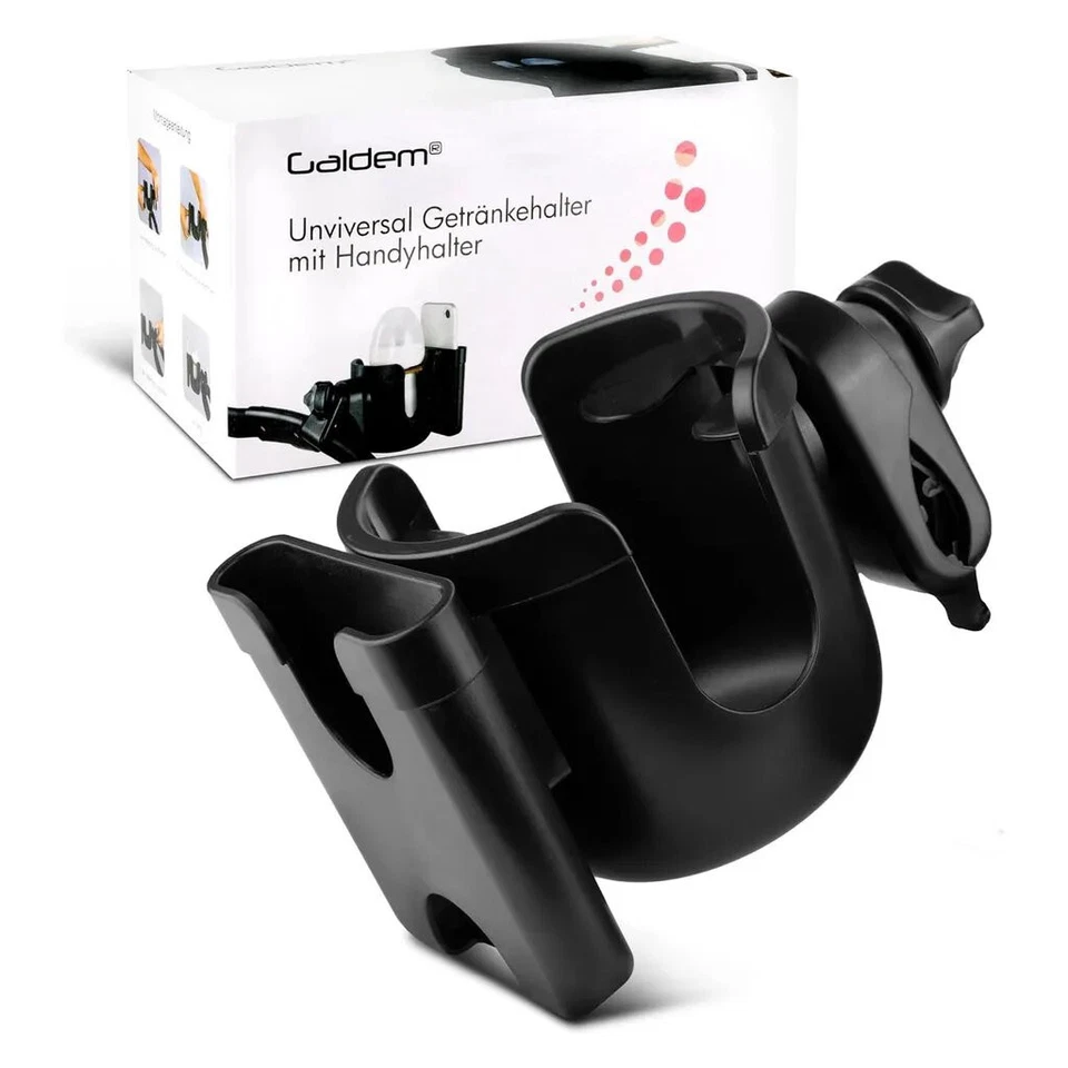 Support Universel Pour Gobelet Et Téléphone Pour Vélo Et Poussette, Galdem - Photo 3/4