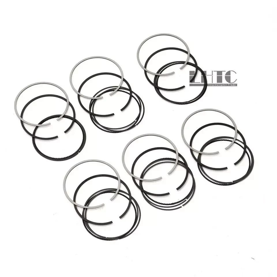 6x Piston Rings Set STD For BMW 325i 530i 730i X3 Z4 E46 E60 E65 M54 2.5 3.0 - Image 3 of 3
