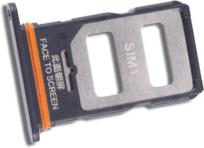 Xiaomi Redmi Note 14 Pro 5G   Ersatz Dual SIM Karten Halter Card Tray   Schwarz
