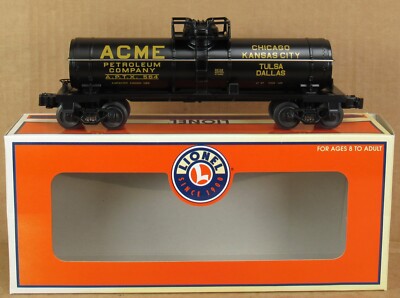 Lionel 26134 Acme Single-Dome Tank Car O-Gauge NOS