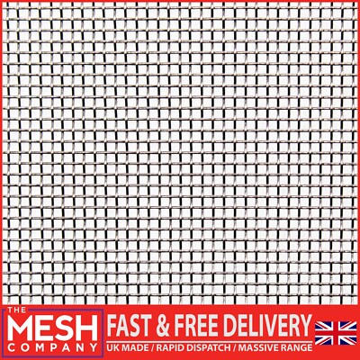 The Mesh Company 304 Edelstahl Gitterblech | 16 LPI x 0,4 mm Draht 50 x 50 cm