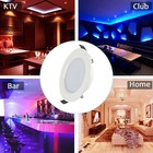 5W 10W RGB Dimmable LED Ceiling Light Recessed Round Downlight With Remote US