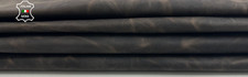 DARK BROWN 2 TONES VINTAGE VEGETABLE TAN Goat leather 3 skins 12sqf 0.9mm C3106