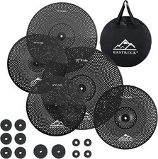 Cymbal Set Low Volume Cymbal Pack Cymbal Set with Cymbal Bag Cymbal Felts 14'Hi-