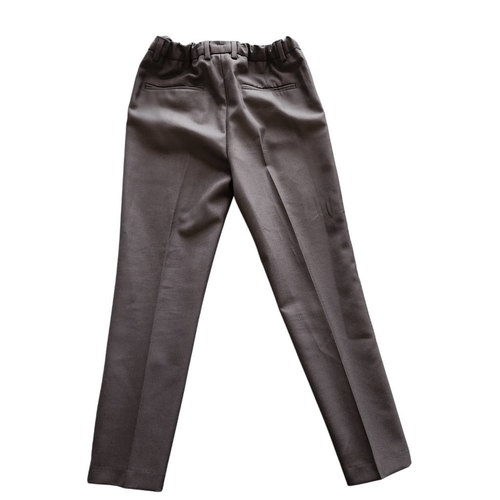 Zara boys size 8 grey wool slim formal dress pants center pleat - Picture 2 of 6