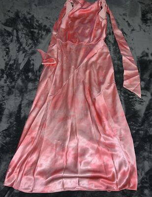 white christmas dresses SATIN BIAS COWL BACK MAXI | WAVE — THIRD FORM main image 1
