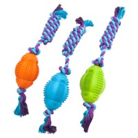 Flamingo Hundespielzeug Boomer Dental Bouncer 38X7Cm Seil Gummi