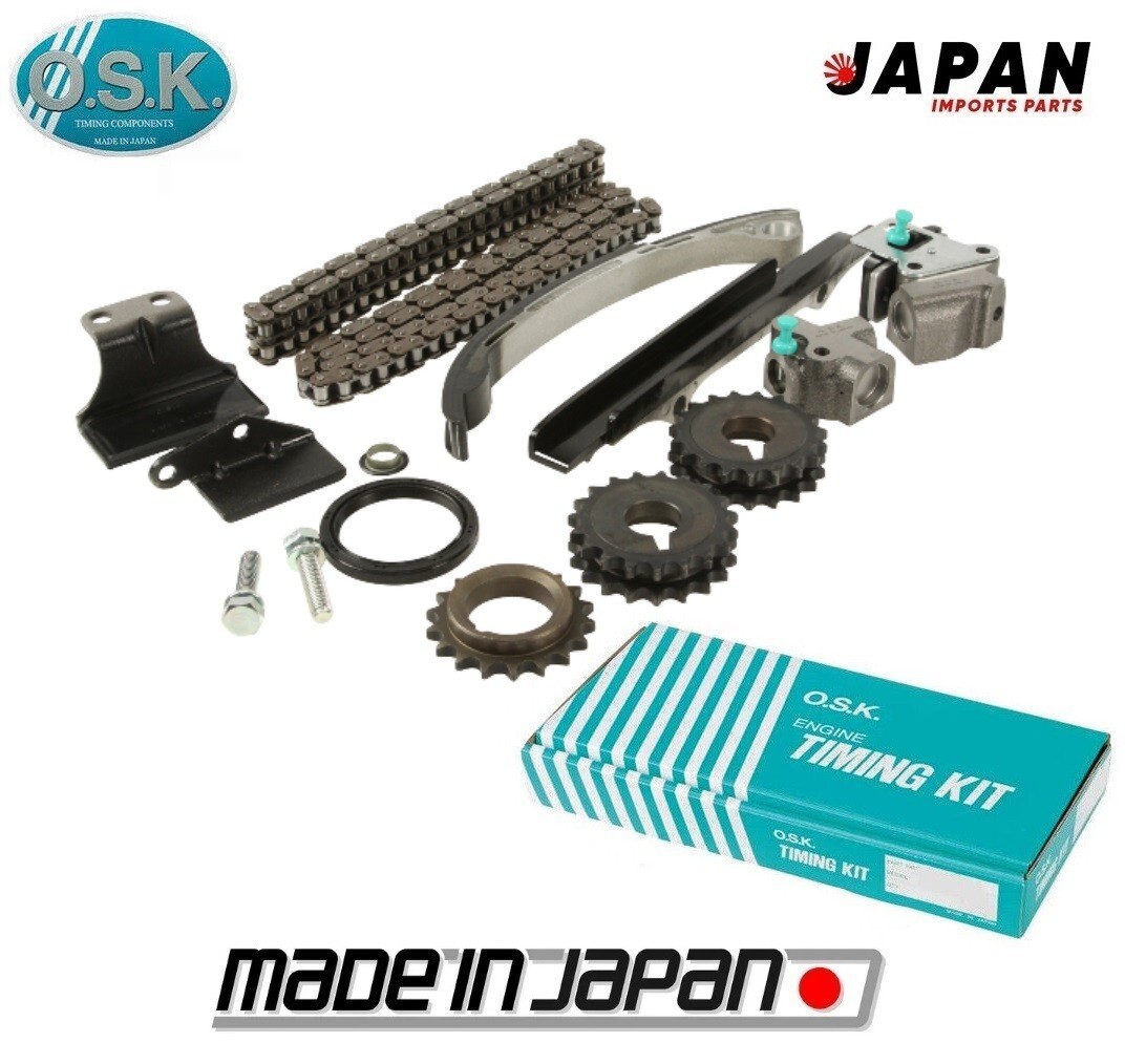 クーロン　ランセット OSK Timing Chain Kit for Nissan 240SX 91-97 Altima 2.4L DOHC