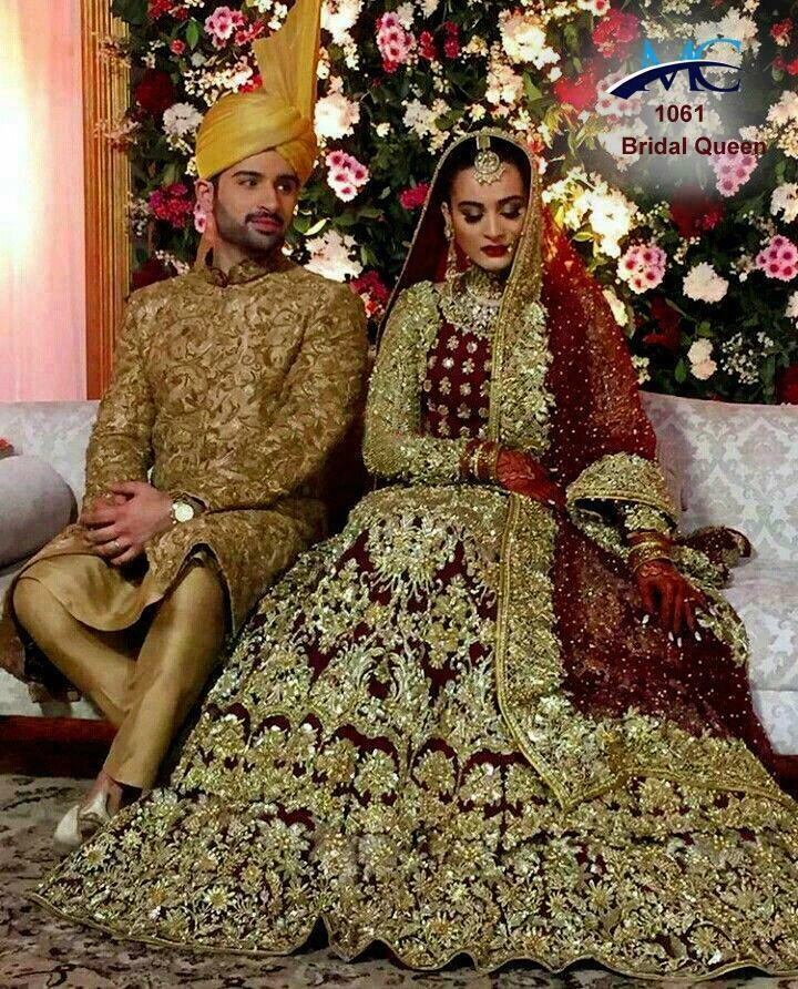 Heavy work lehenga for bride hotsell